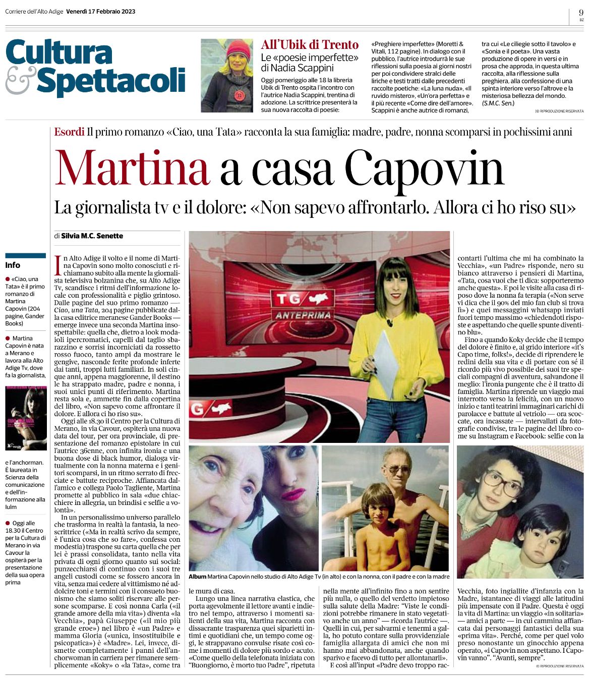 CIAO UNA TATA - MARTINA CAPOVIN